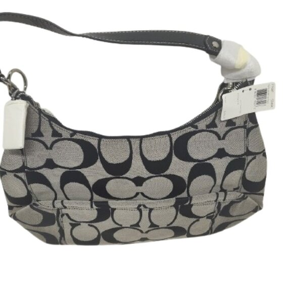 Coach Black and Cream Shoulder Bag - Picture 6 of 12